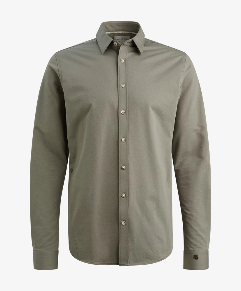 Cast Iron Overhemd Twill Jersey