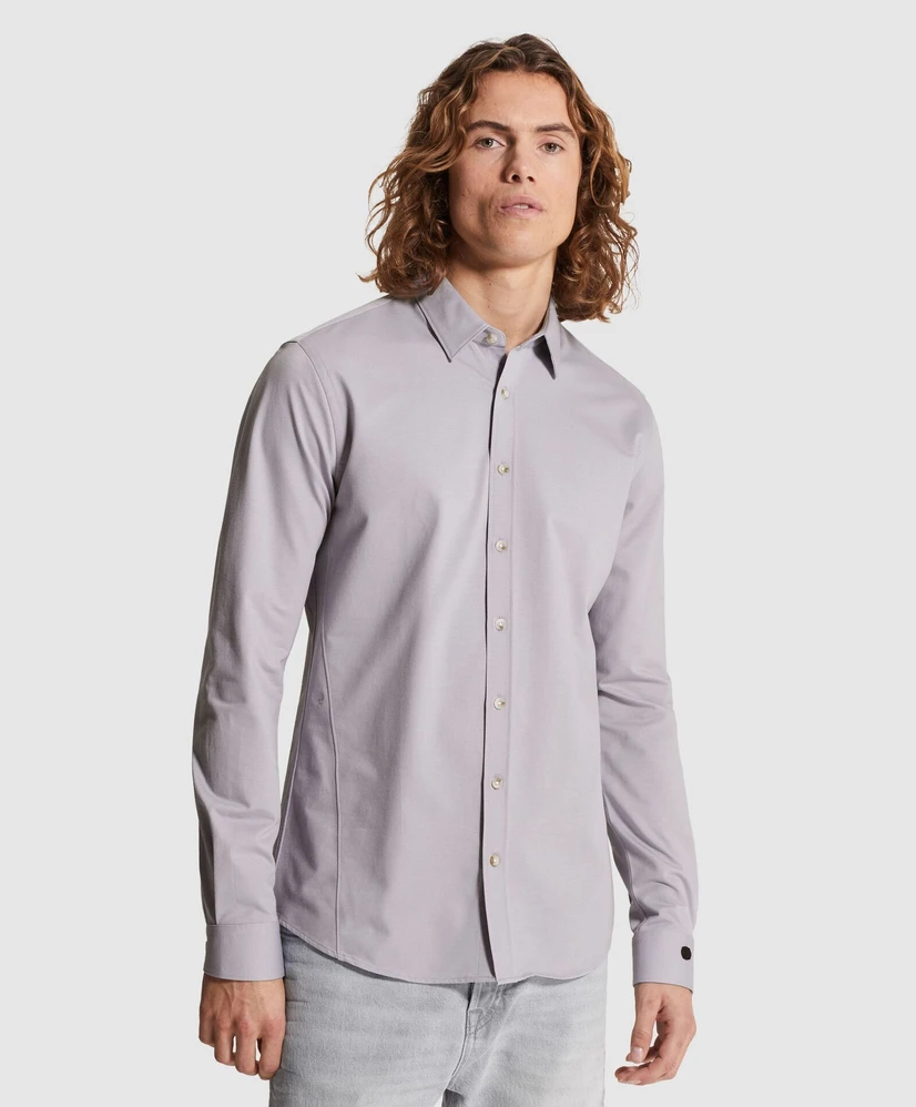 Cast Iron Overhemd Twill Jersey