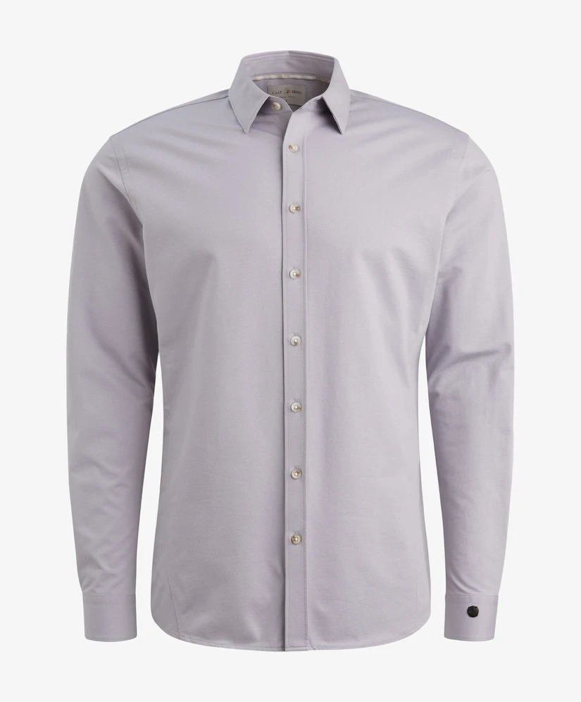 Cast Iron Overhemd Twill Jersey
