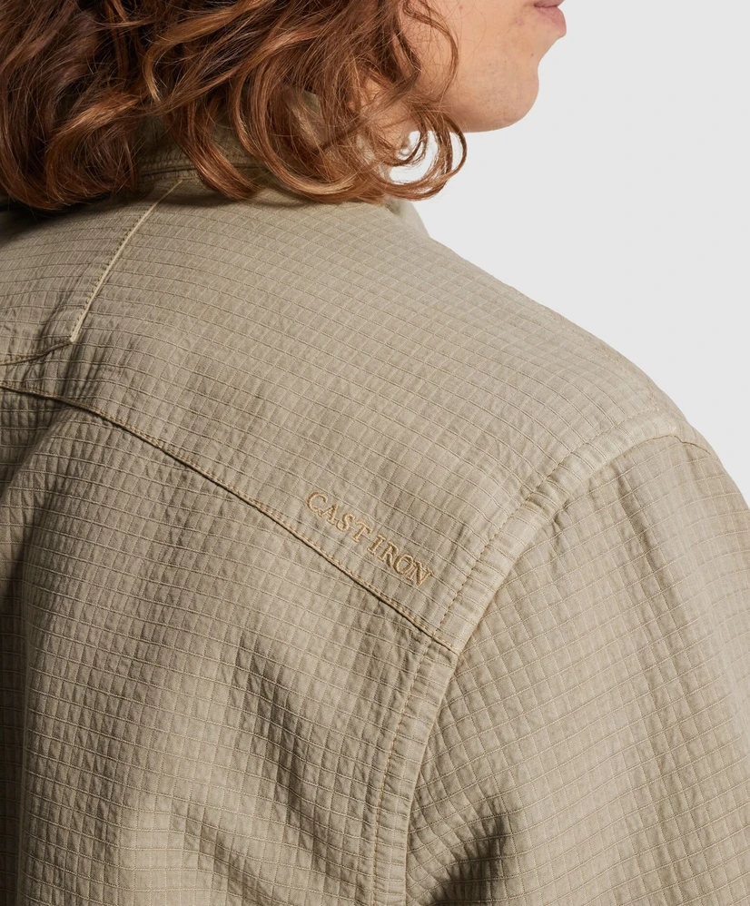 Cast Iron Overshirt Allover Texture