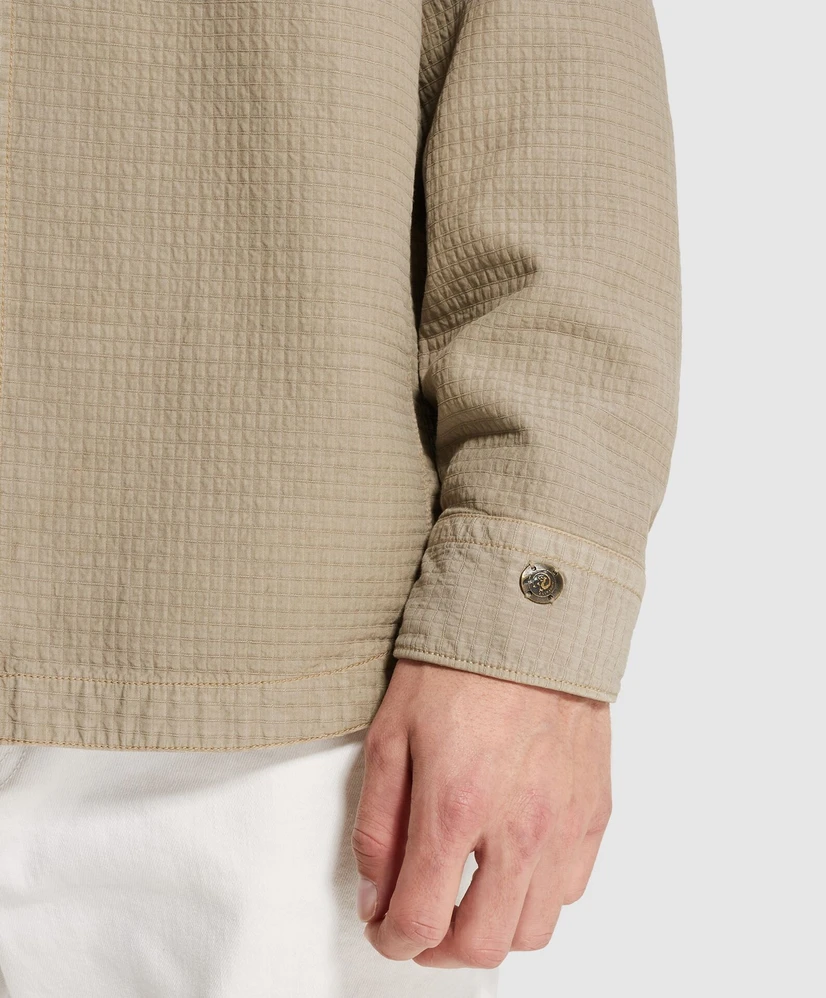 Cast Iron Overshirt Allover Texture