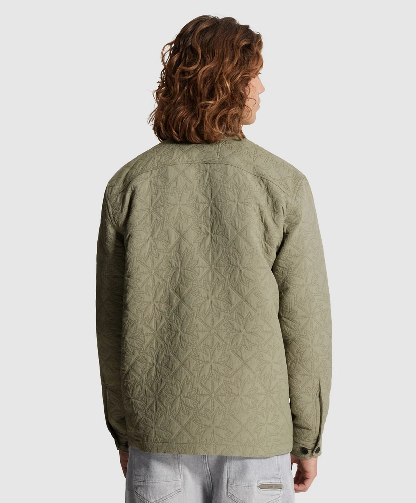Cast Iron Overshirt Jacquard Patroon
