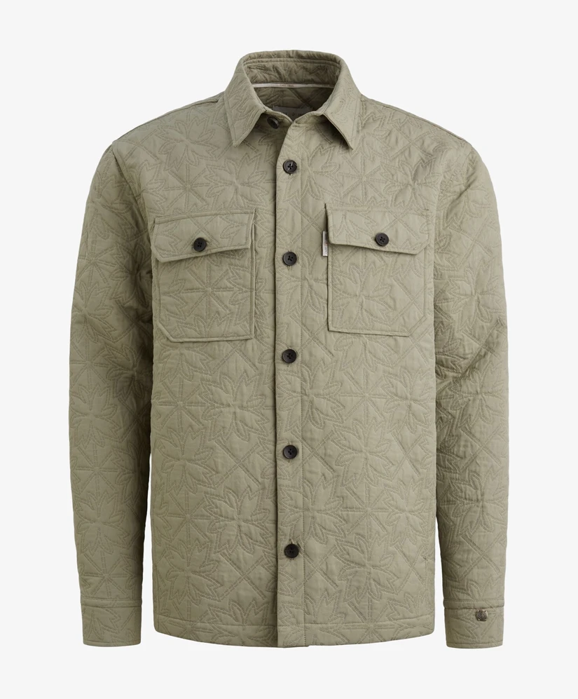 Cast Iron Overshirt Jacquard Patroon
