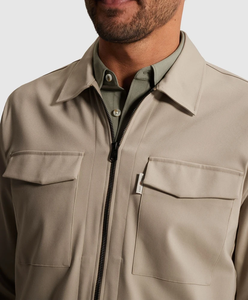 Cast Iron Overshirt Zip