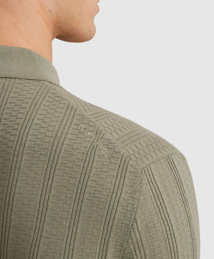 Cast Iron Polo Allover Structuur