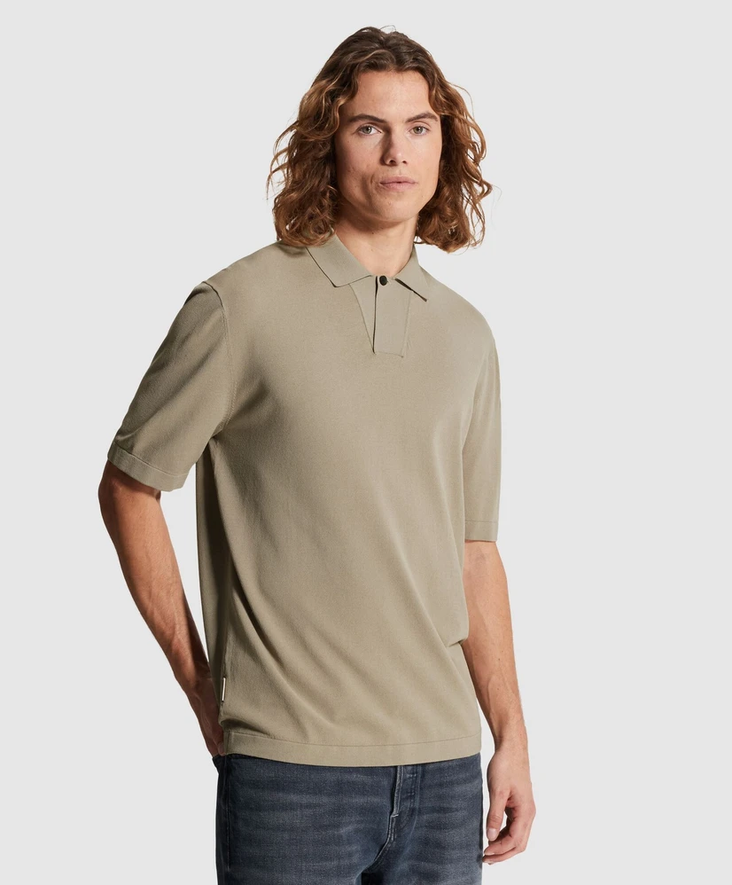 Cast Iron Polo Effen Basic
