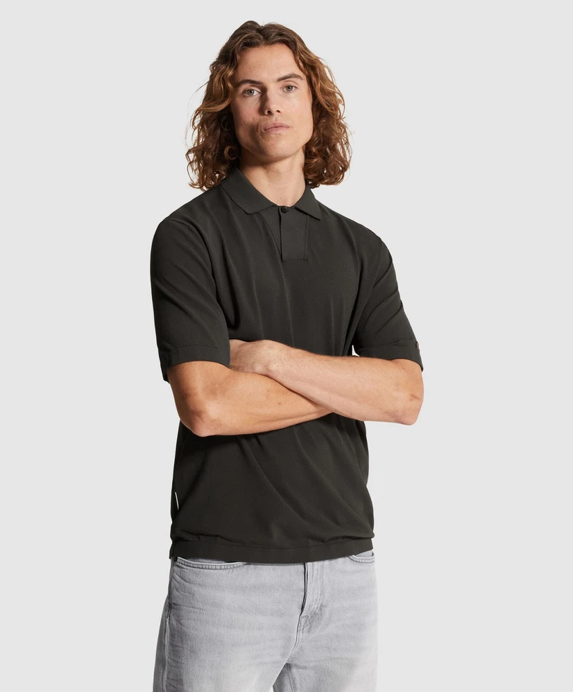 Cast Iron Polo Effen Basic
