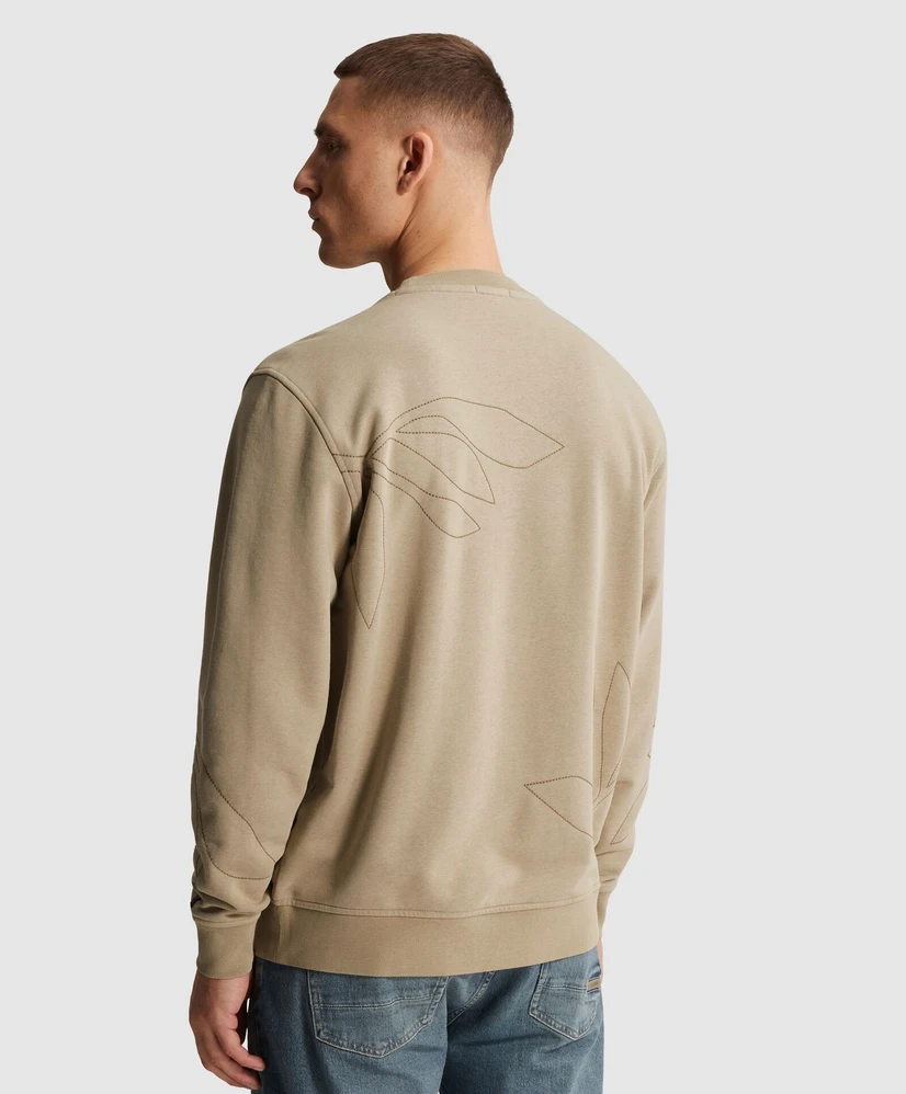 Cast Iron Sweater Off Placed Artwork
