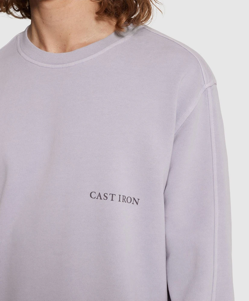 Cast Iron Sweater Off Placed Logo