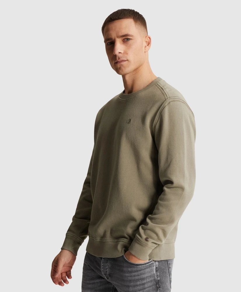 Cast Iron Sweater Twill Structuur