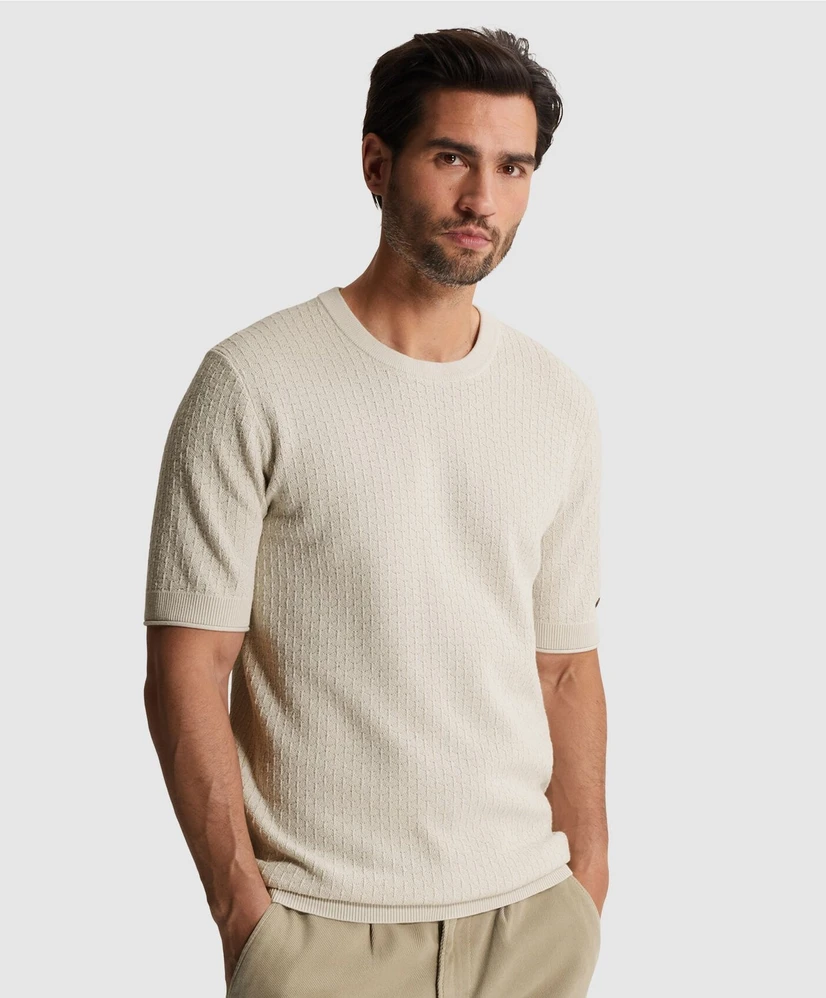 Cast Iron T-shirt Allover Structuur