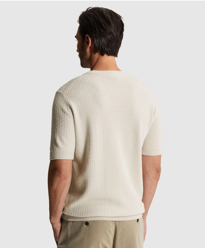 Cast Iron T-shirt Allover Structuur
