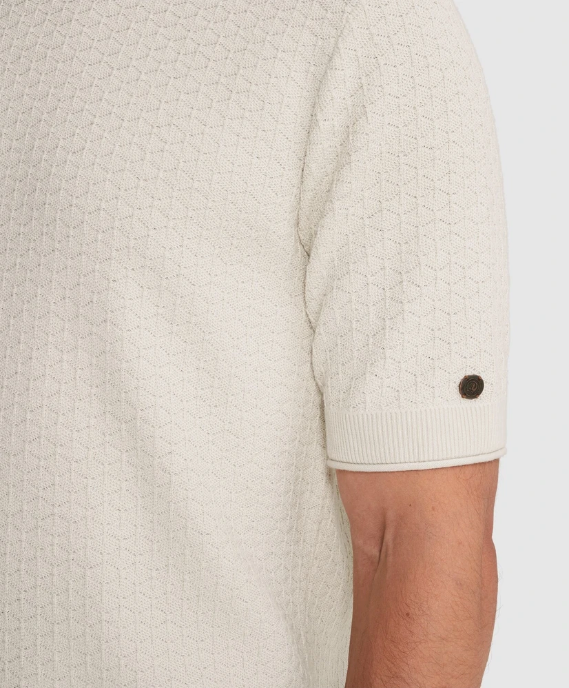 Cast Iron T-shirt Allover Structuur