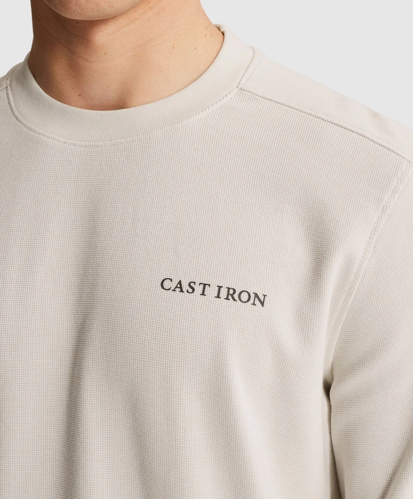 Cast Iron T-shirt Effen Logo