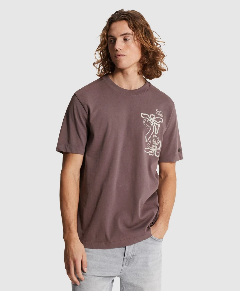 Cast Iron T-shirt Flower