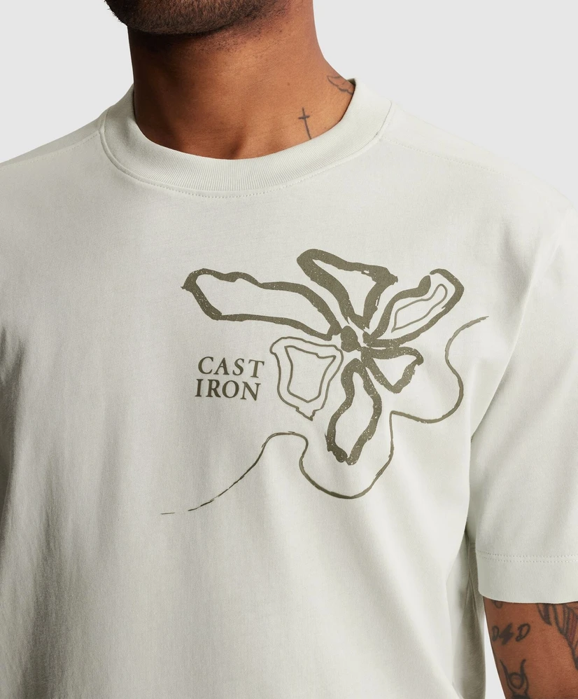 Cast Iron T-shirt Flower