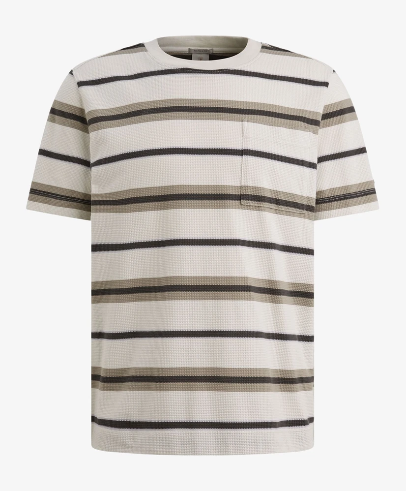 Cast Iron T-shirt Stripe Waffle
