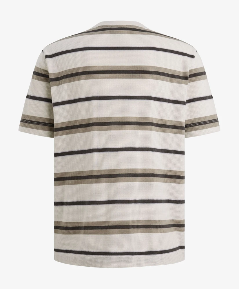 Cast Iron T-shirt Stripe Waffle