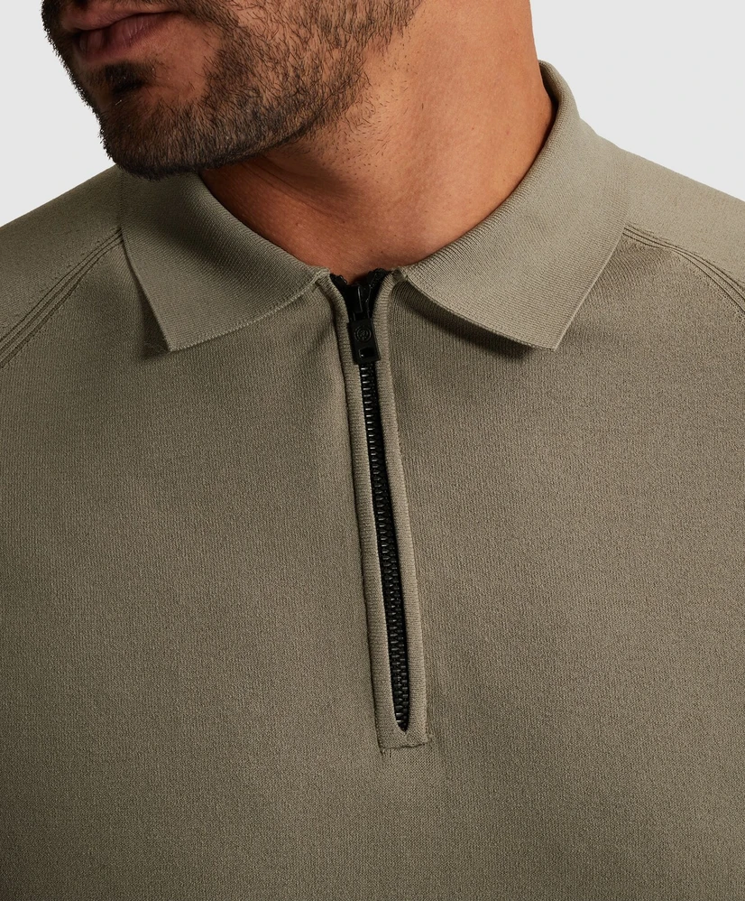 Cast Iron Trui Half-Zip Raglan
