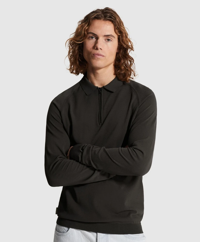 Cast Iron Trui Half-Zip Raglan
