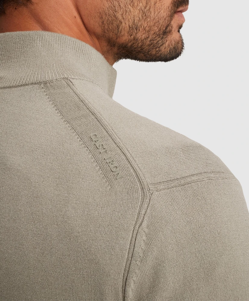 Cast Iron Trui Half-Zip Slim Fit