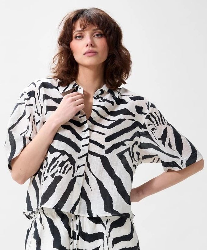 Catwalk Junkie Blouse Zebra