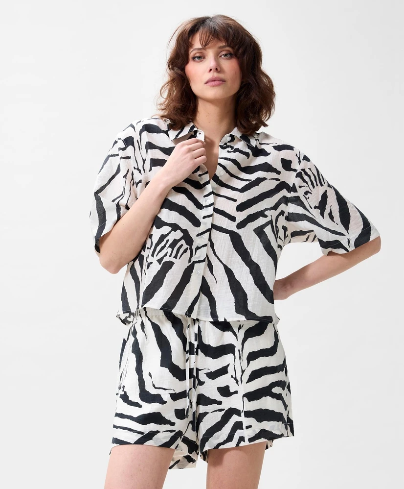 Catwalk Junkie Blouse Zebra