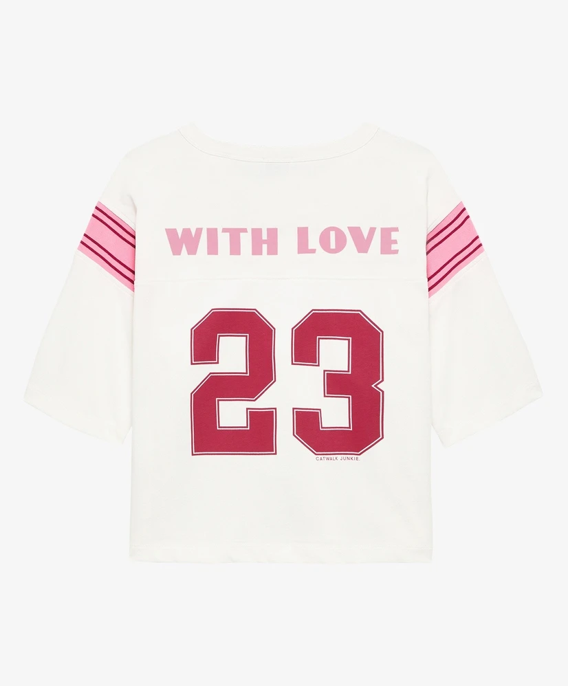 Catwalk Junkie T-shirt Football Graphic