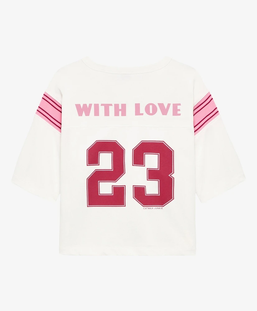 Catwalk Junkie T-shirt Football Graphic