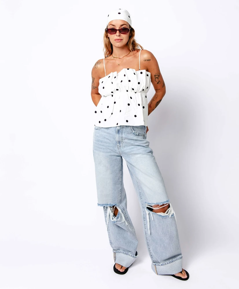 Catwalk Junkie Top Dotted