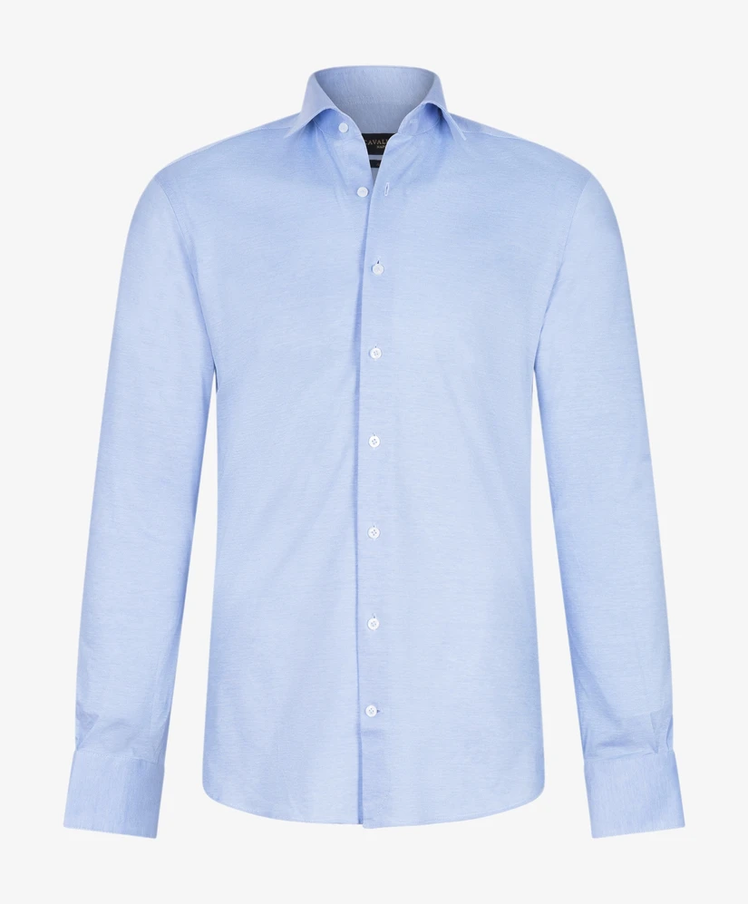 Cavallaro Napoli Overhemd Pique Slim Fit