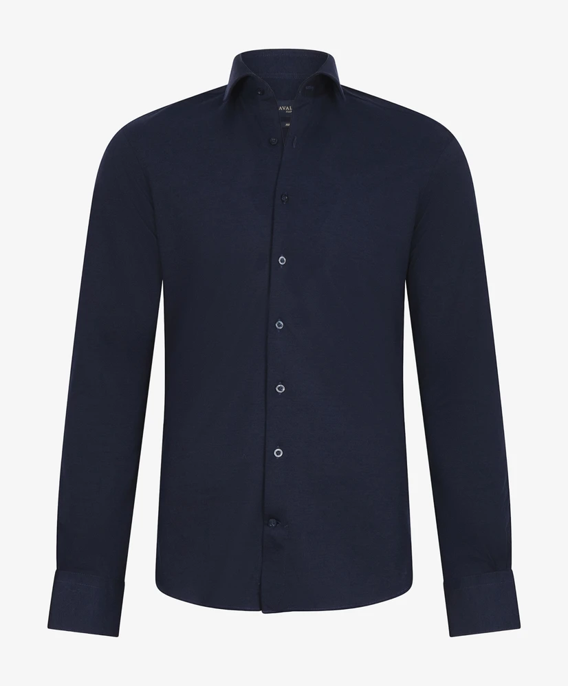 Cavallaro Napoli Overhemd Pique Slim Fit