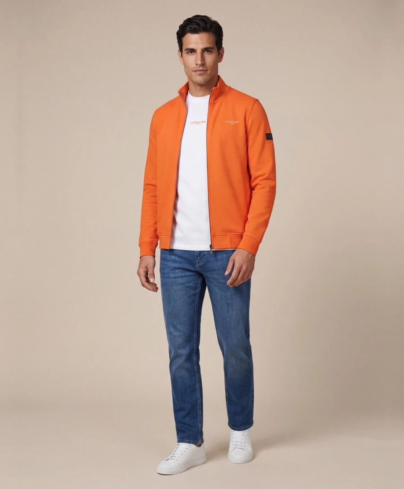 Cavallaro Napoli Vest WK26 Full Zip Sweat