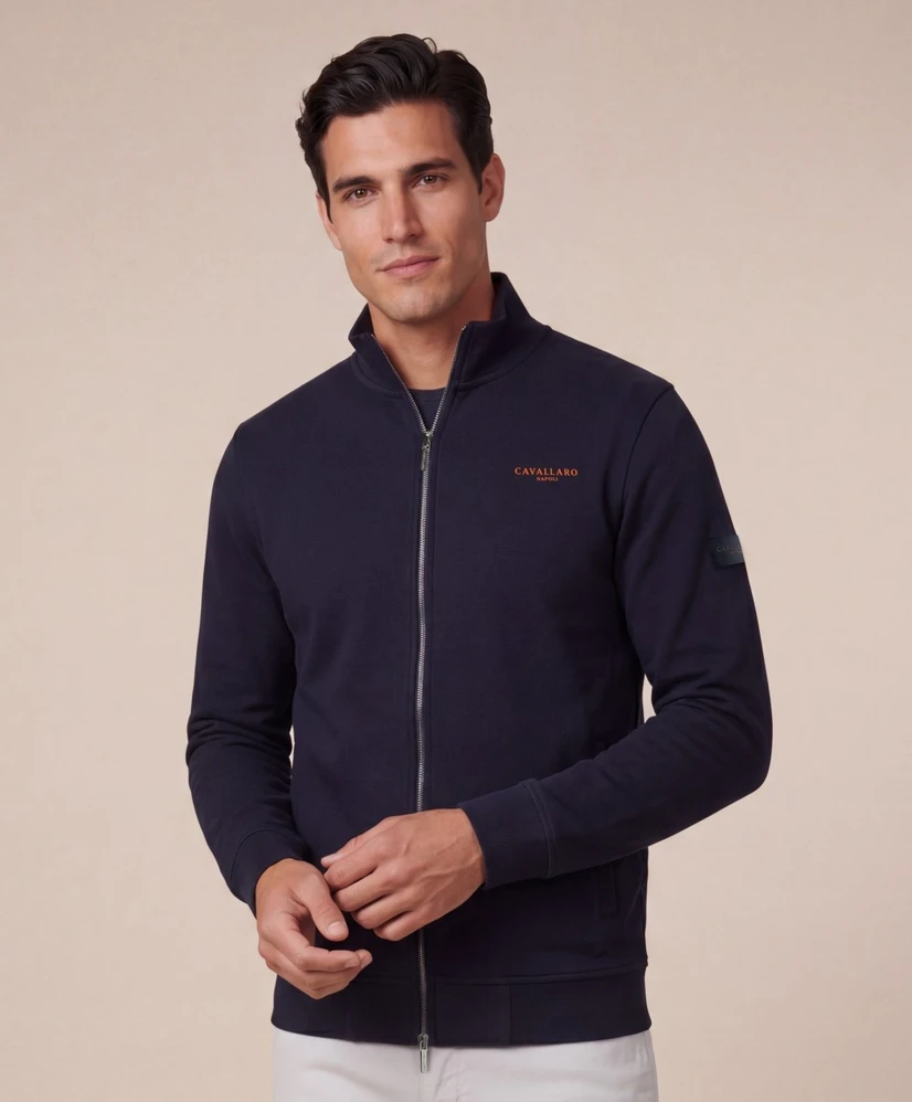 Cavallaro Napoli Vest WK26 Full Zip Sweat