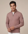Cavallaro Napolli Half Zip Sweater Diagono