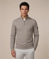 Cavallaro Napolli Half Zip Sweater Diagono
