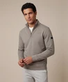 Cavallaro Napolli Half Zip Sweater Diagono