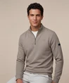 Cavallaro Napolli Half Zip Sweater Diagono