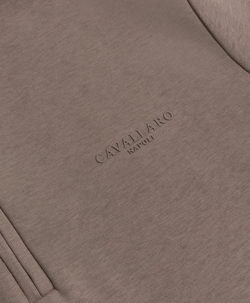 Cavallaro Napolli Half Zip Sweater Diagono