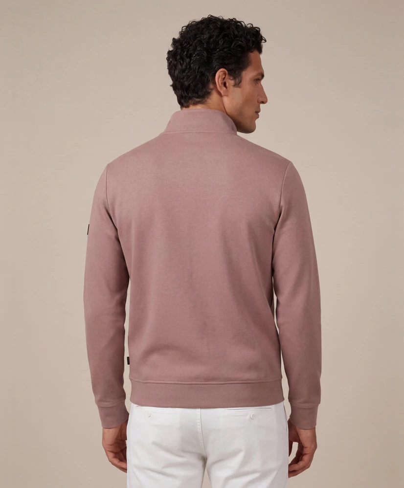 Cavallaro Napolli Half Zip Sweater Diagono