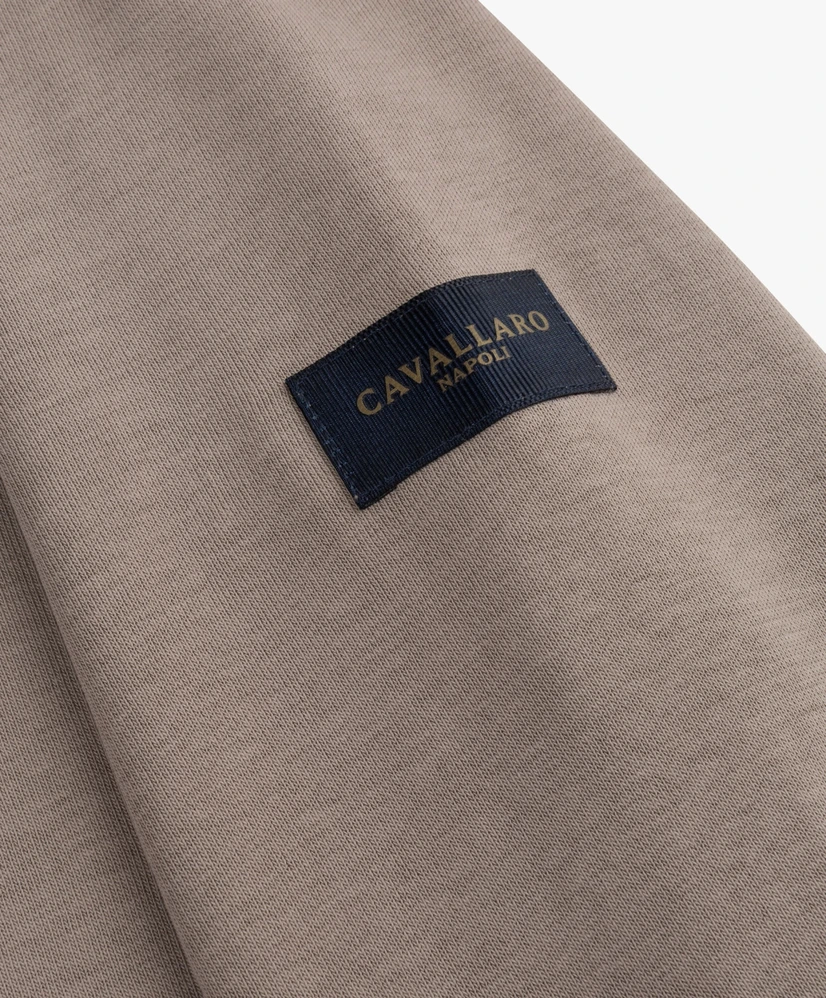 Cavallaro Napolli Half Zip Sweater Diagono