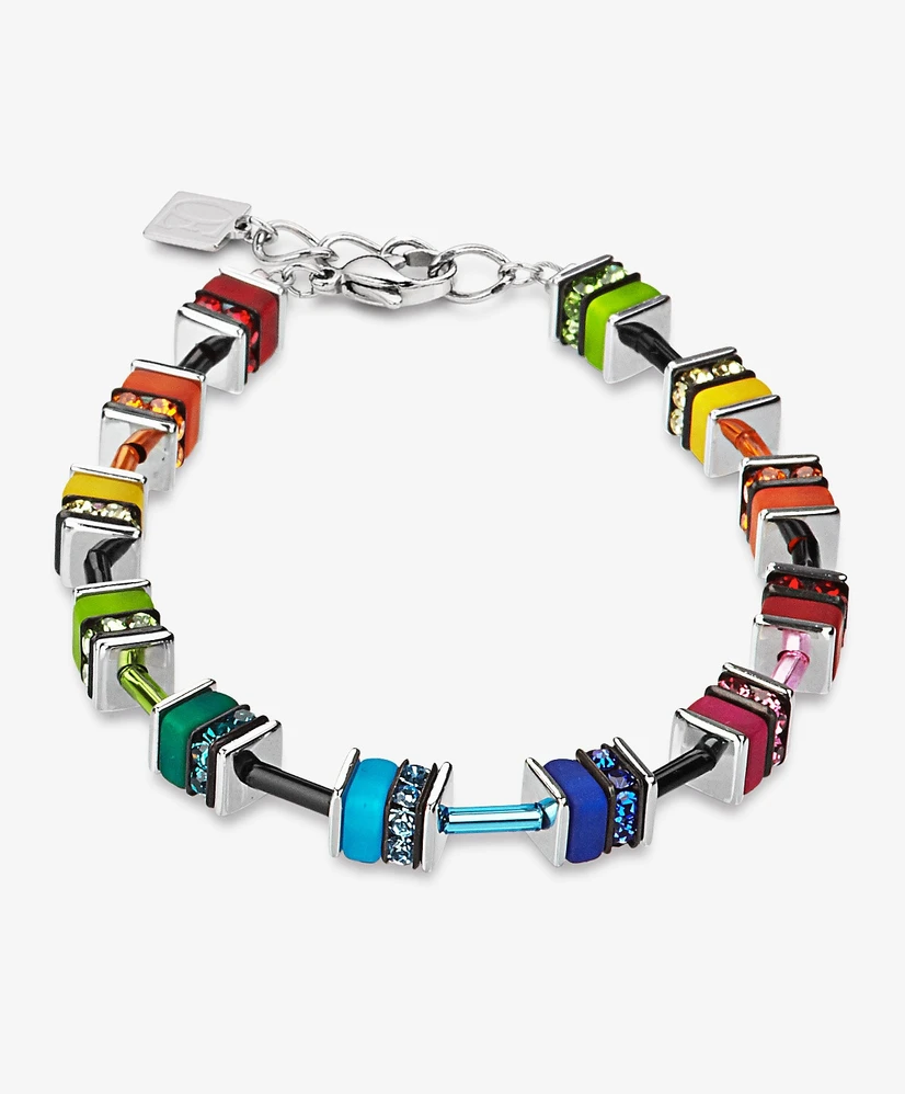 Coeur de Lion Geocube Armband - Multicolor 4409/30