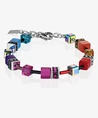 Coeur de Lion Geocube Armband - Multicolor Rainbow