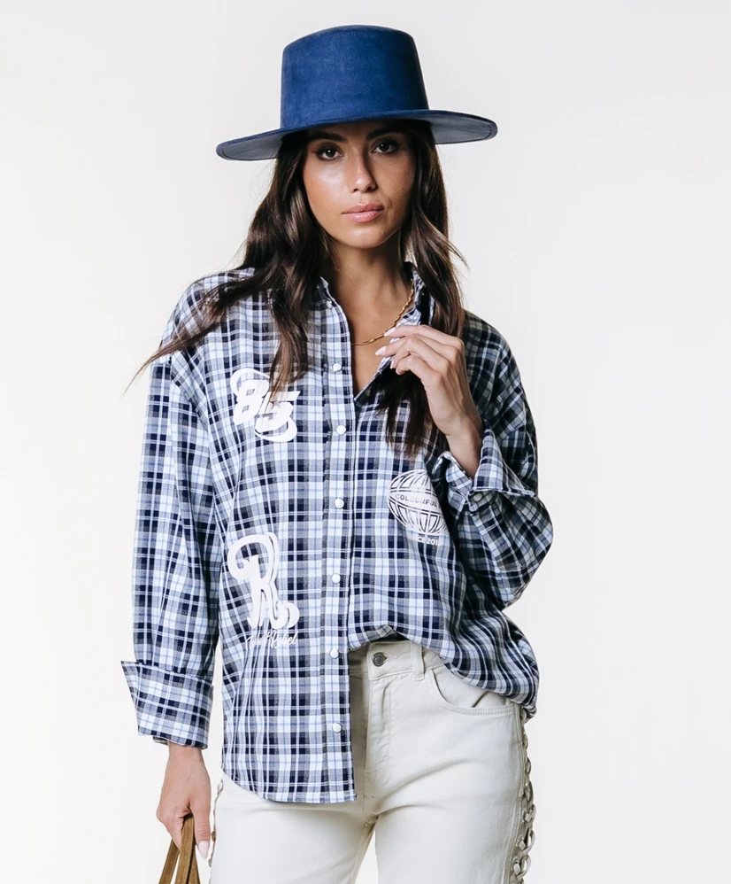 Colourful Rebel Blouse Talia Check
