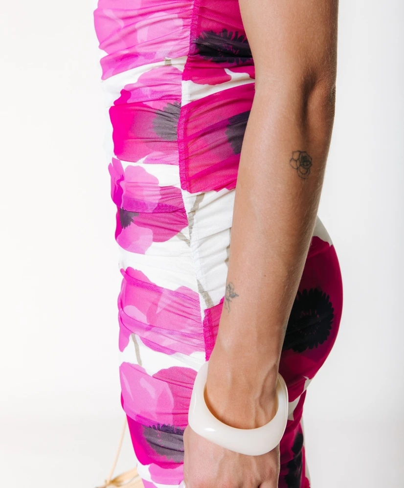 Colourful Rebel Midi Jurk Donna Printed
