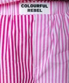 Colourful Rebel Short Lyn Stripe