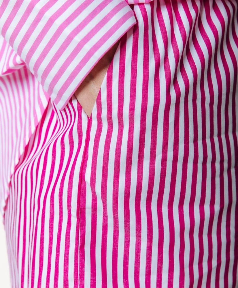 Colourful Rebel Short Lyn Stripe