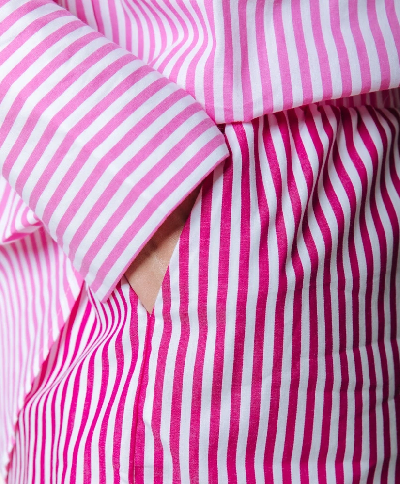 Colourful Rebel Short Lyn Stripe