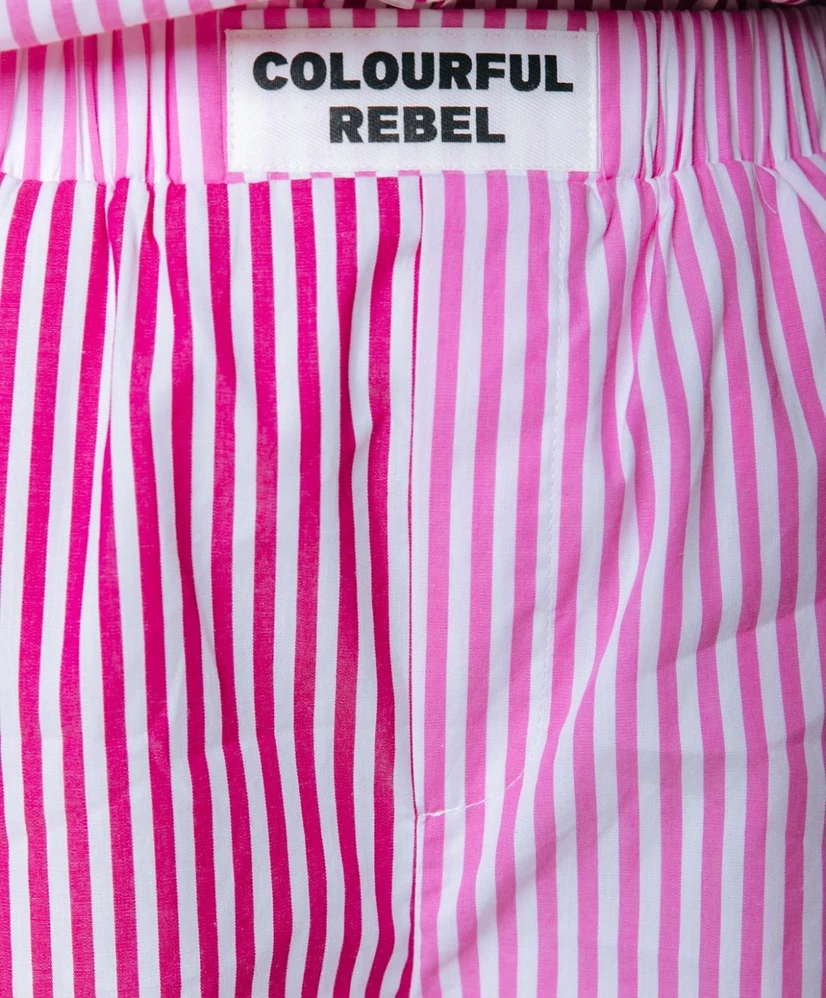 Colourful Rebel Short Lyn Stripe