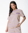 Colourful Rebel T-shirt Beach Crew Striped